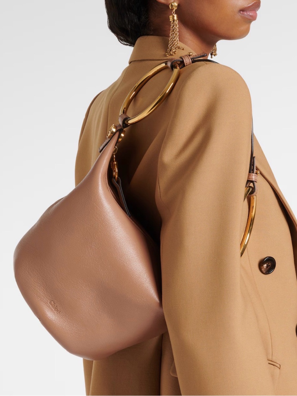 Chloe Woodrose Bracelet Small leather shoulder bag